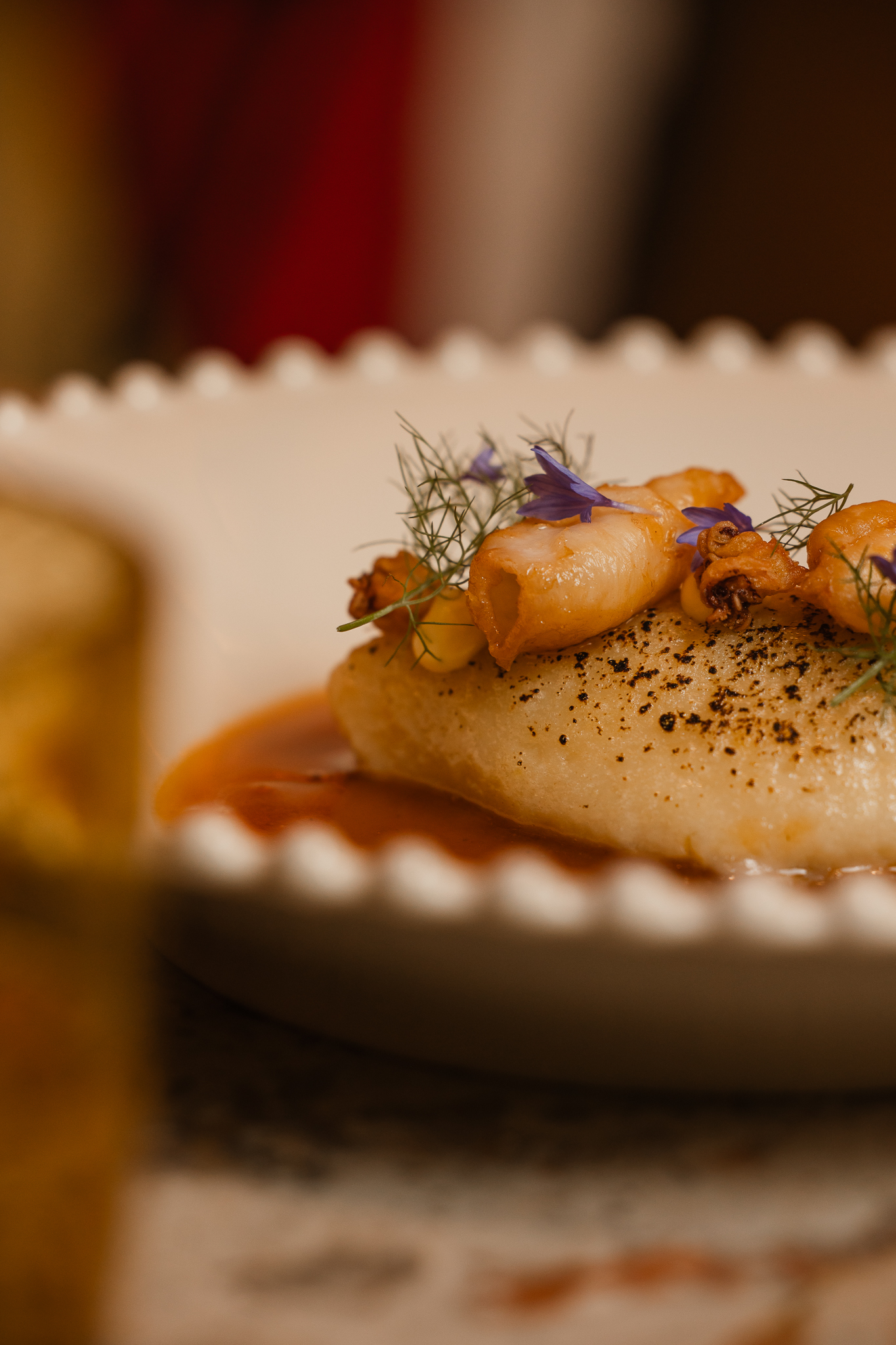 Brach Restaurant Gnocchi farci bolognaise de calamar jus au Pastis ©NolwennPernin